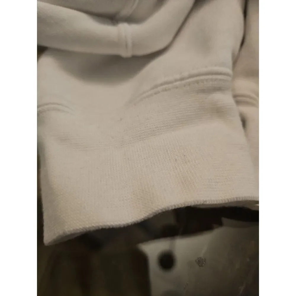 Nike Women's White Club Fleece Oversized Mock-Neck Sweatshirt Sz LARGE‎